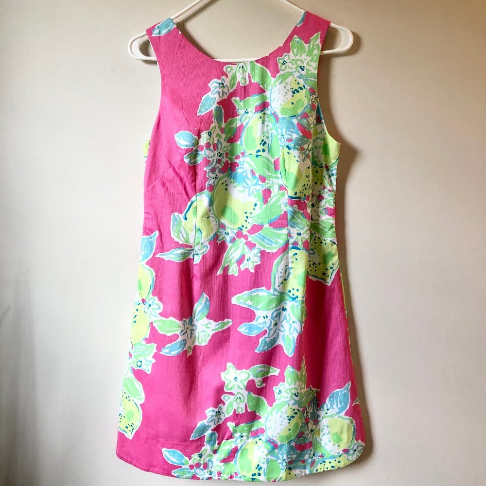 EUC Lilly Pulitzer Pink Shift Dress Sz 4